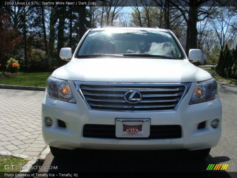 Starfire White Pearl / Dark Gray 2009 Lexus LX 570