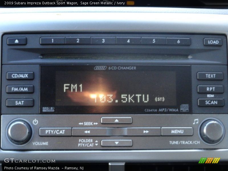 Sage Green Metallic / Ivory 2009 Subaru Impreza Outback Sport Wagon