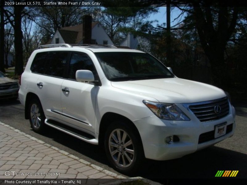 Starfire White Pearl / Dark Gray 2009 Lexus LX 570