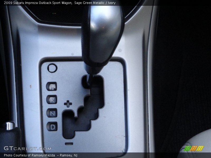 Sage Green Metallic / Ivory 2009 Subaru Impreza Outback Sport Wagon