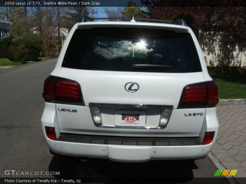 Starfire White Pearl / Dark Gray 2009 Lexus LX 570