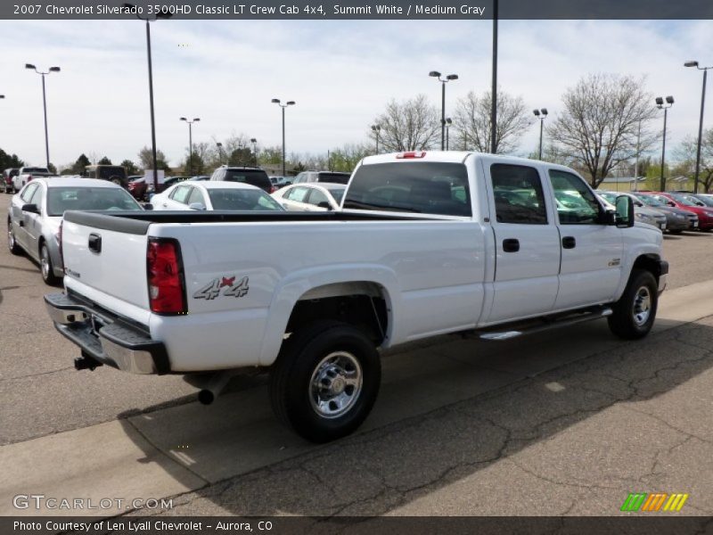 Summit White / Medium Gray 2007 Chevrolet Silverado 3500HD Classic LT Crew Cab 4x4