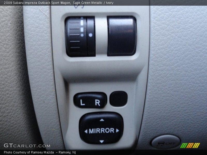 Sage Green Metallic / Ivory 2009 Subaru Impreza Outback Sport Wagon