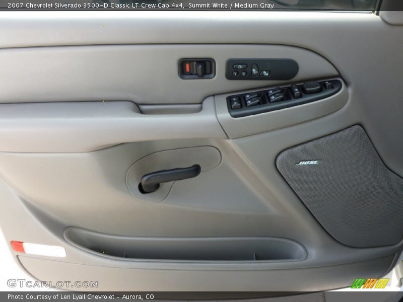 Summit White / Medium Gray 2007 Chevrolet Silverado 3500HD Classic LT Crew Cab 4x4