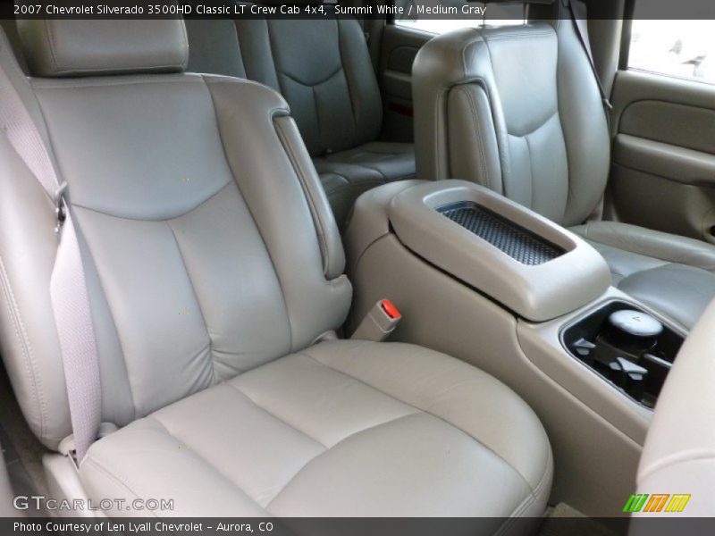 Summit White / Medium Gray 2007 Chevrolet Silverado 3500HD Classic LT Crew Cab 4x4