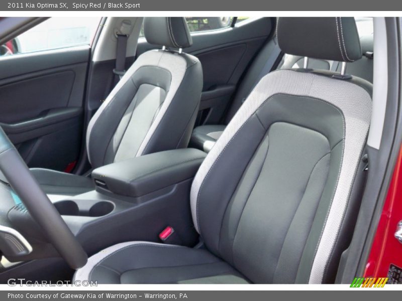 Spicy Red / Black Sport 2011 Kia Optima SX