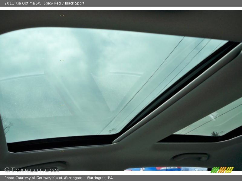 Spicy Red / Black Sport 2011 Kia Optima SX