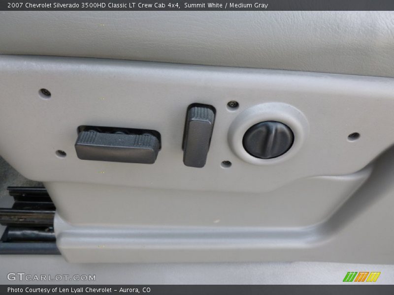 Summit White / Medium Gray 2007 Chevrolet Silverado 3500HD Classic LT Crew Cab 4x4