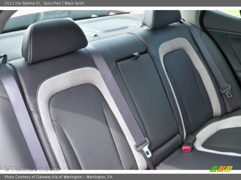 Spicy Red / Black Sport 2011 Kia Optima SX