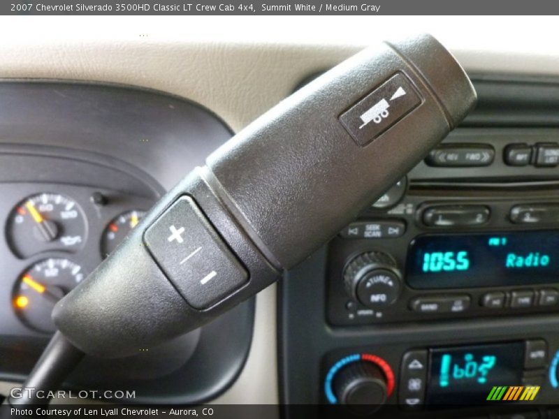 Summit White / Medium Gray 2007 Chevrolet Silverado 3500HD Classic LT Crew Cab 4x4