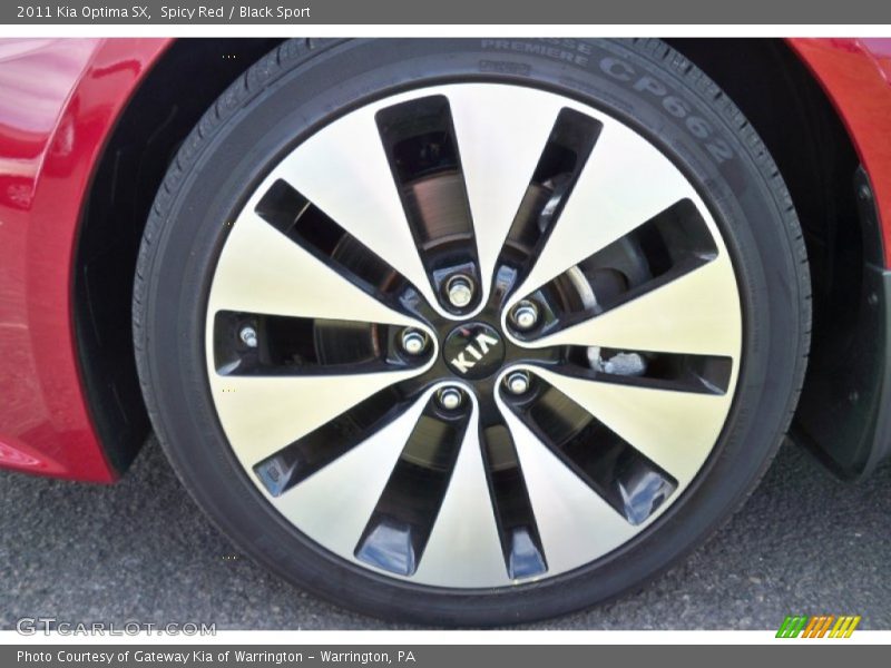 Spicy Red / Black Sport 2011 Kia Optima SX