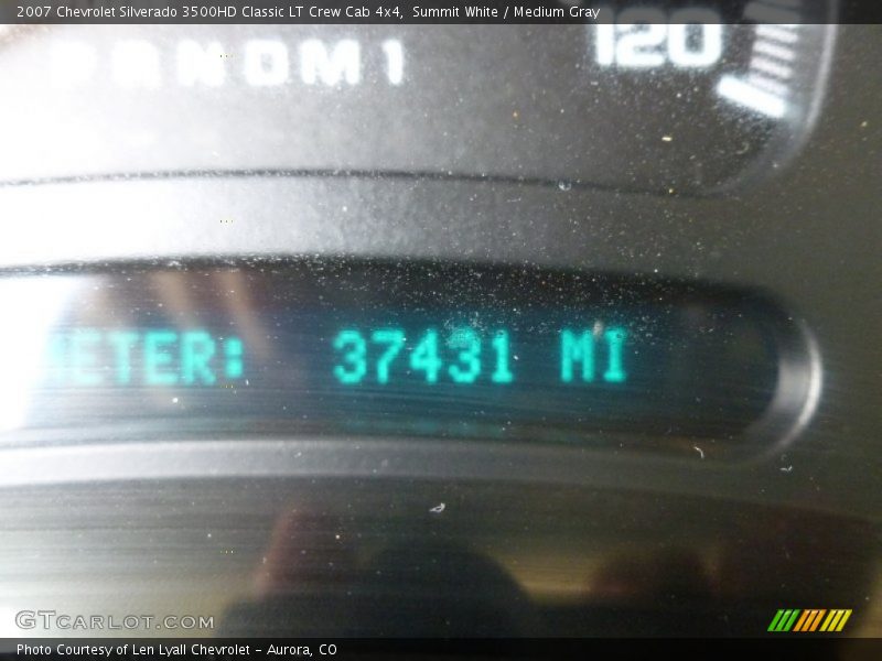 Summit White / Medium Gray 2007 Chevrolet Silverado 3500HD Classic LT Crew Cab 4x4