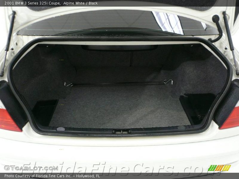 Alpine White / Black 2001 BMW 3 Series 325i Coupe