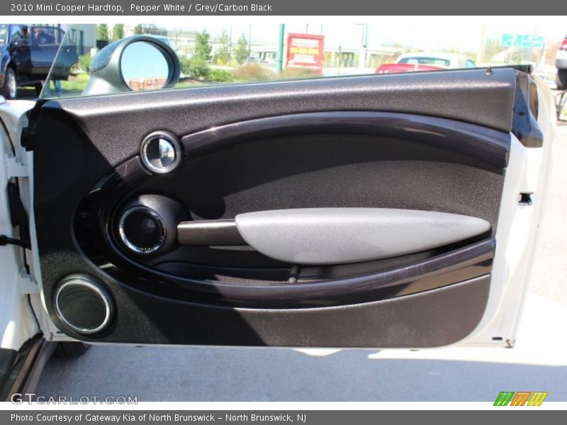 Pepper White / Grey/Carbon Black 2010 Mini Cooper Hardtop