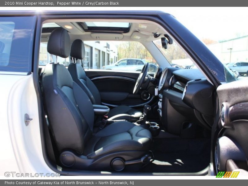 Pepper White / Grey/Carbon Black 2010 Mini Cooper Hardtop