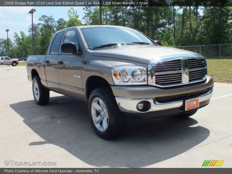 Light Khaki Metallic / Khaki 2008 Dodge Ram 1500 Lone Star Edition Quad Cab 4x4