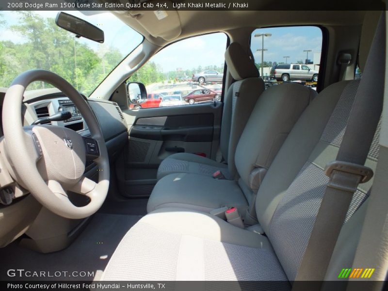 Light Khaki Metallic / Khaki 2008 Dodge Ram 1500 Lone Star Edition Quad Cab 4x4