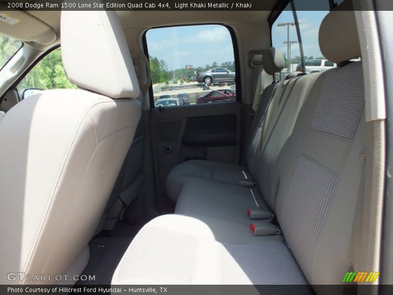 Light Khaki Metallic / Khaki 2008 Dodge Ram 1500 Lone Star Edition Quad Cab 4x4
