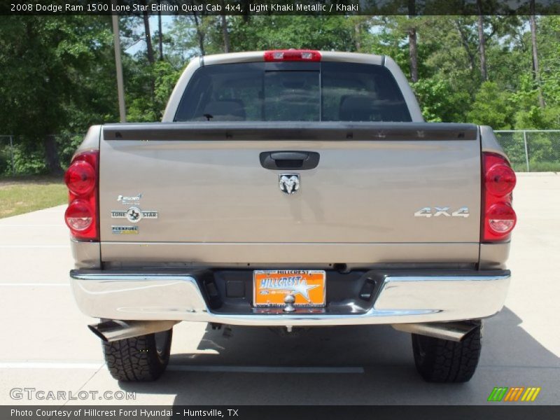 Light Khaki Metallic / Khaki 2008 Dodge Ram 1500 Lone Star Edition Quad Cab 4x4