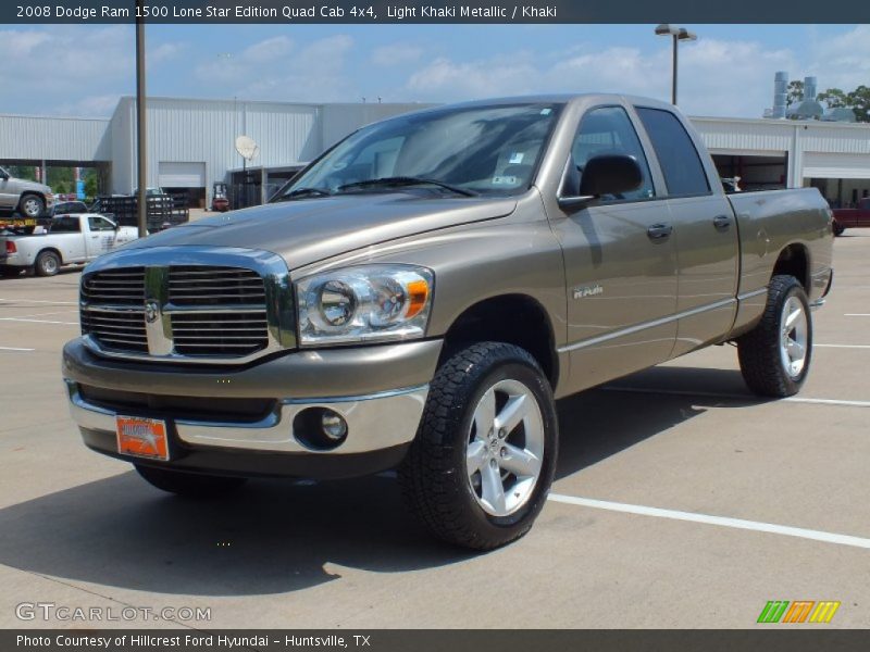 Light Khaki Metallic / Khaki 2008 Dodge Ram 1500 Lone Star Edition Quad Cab 4x4