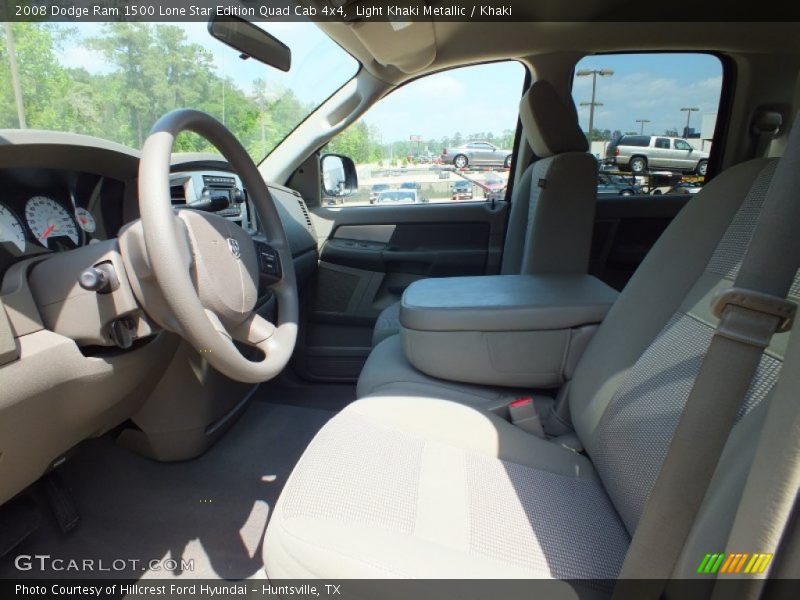 Light Khaki Metallic / Khaki 2008 Dodge Ram 1500 Lone Star Edition Quad Cab 4x4