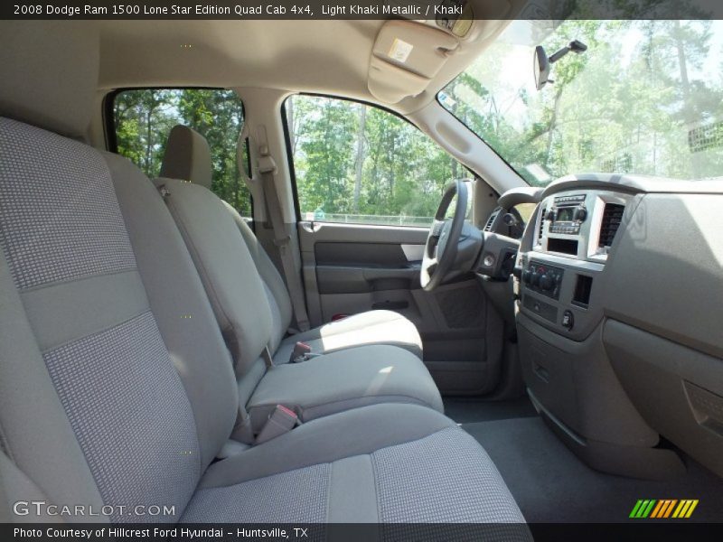 Light Khaki Metallic / Khaki 2008 Dodge Ram 1500 Lone Star Edition Quad Cab 4x4