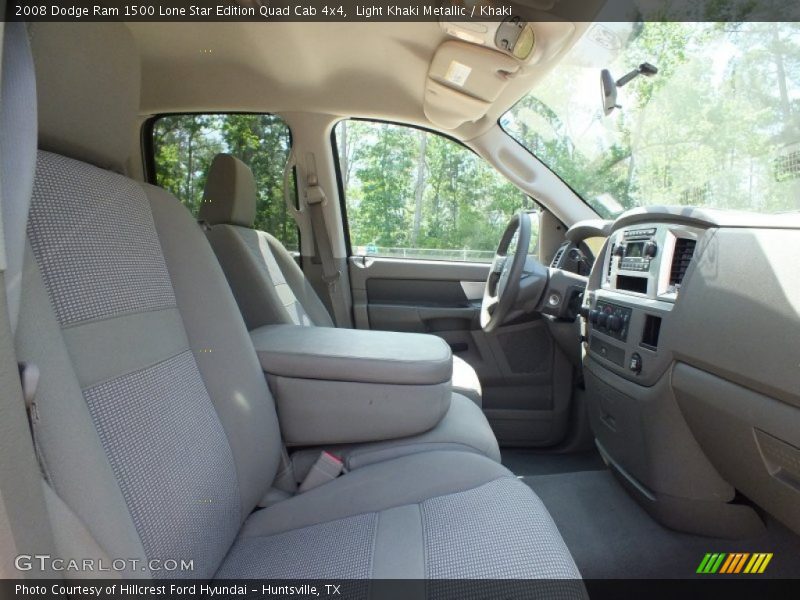 Light Khaki Metallic / Khaki 2008 Dodge Ram 1500 Lone Star Edition Quad Cab 4x4