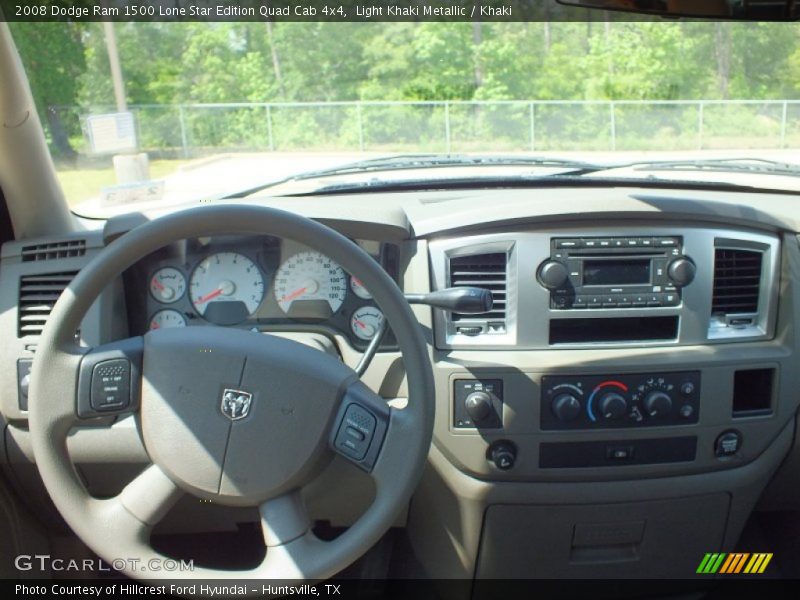 Light Khaki Metallic / Khaki 2008 Dodge Ram 1500 Lone Star Edition Quad Cab 4x4