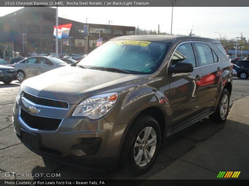 Mocha Steel Metallic / Jet Black/Light Titanium 2010 Chevrolet Equinox LS AWD