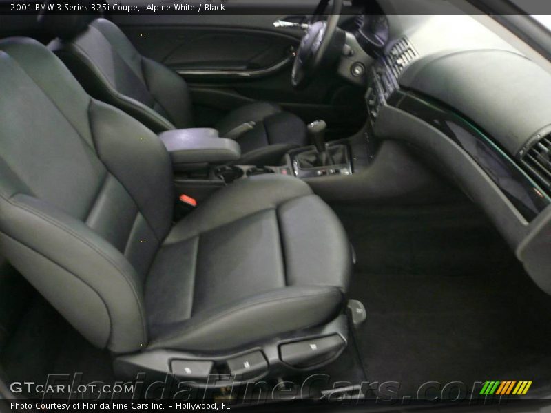 Alpine White / Black 2001 BMW 3 Series 325i Coupe