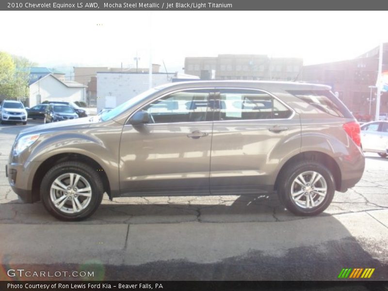 Mocha Steel Metallic / Jet Black/Light Titanium 2010 Chevrolet Equinox LS AWD