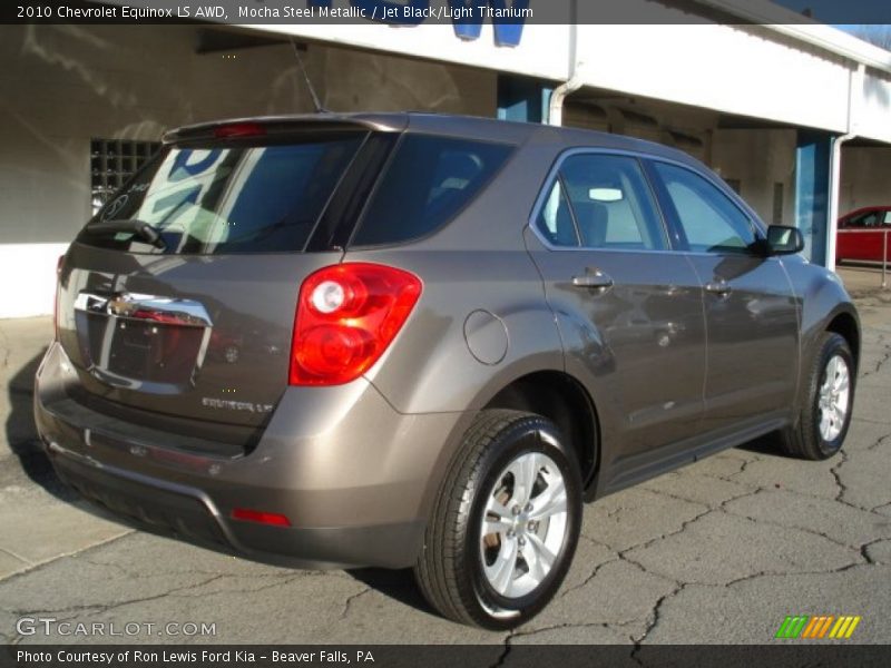 Mocha Steel Metallic / Jet Black/Light Titanium 2010 Chevrolet Equinox LS AWD