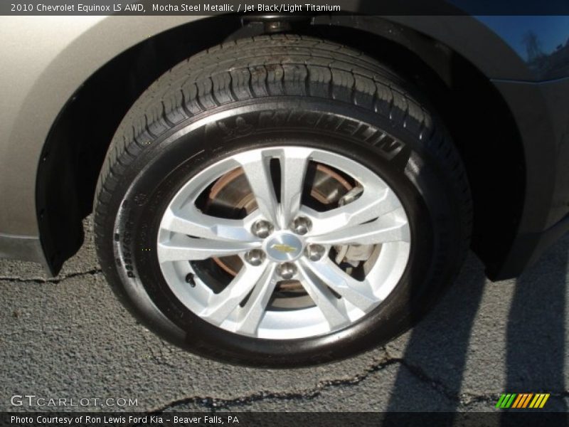 Mocha Steel Metallic / Jet Black/Light Titanium 2010 Chevrolet Equinox LS AWD