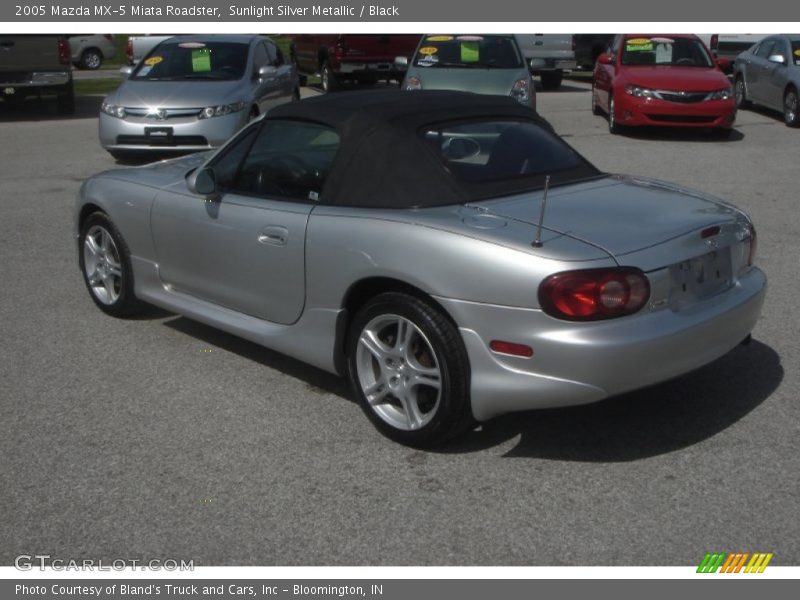 Sunlight Silver Metallic / Black 2005 Mazda MX-5 Miata Roadster