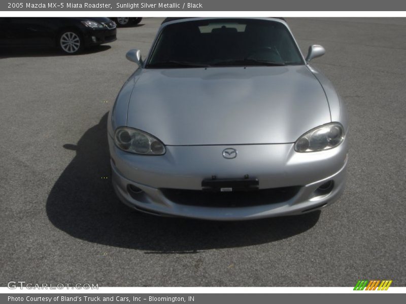 Sunlight Silver Metallic / Black 2005 Mazda MX-5 Miata Roadster