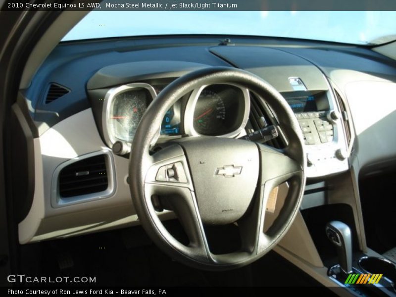Mocha Steel Metallic / Jet Black/Light Titanium 2010 Chevrolet Equinox LS AWD