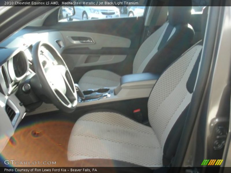 Mocha Steel Metallic / Jet Black/Light Titanium 2010 Chevrolet Equinox LS AWD