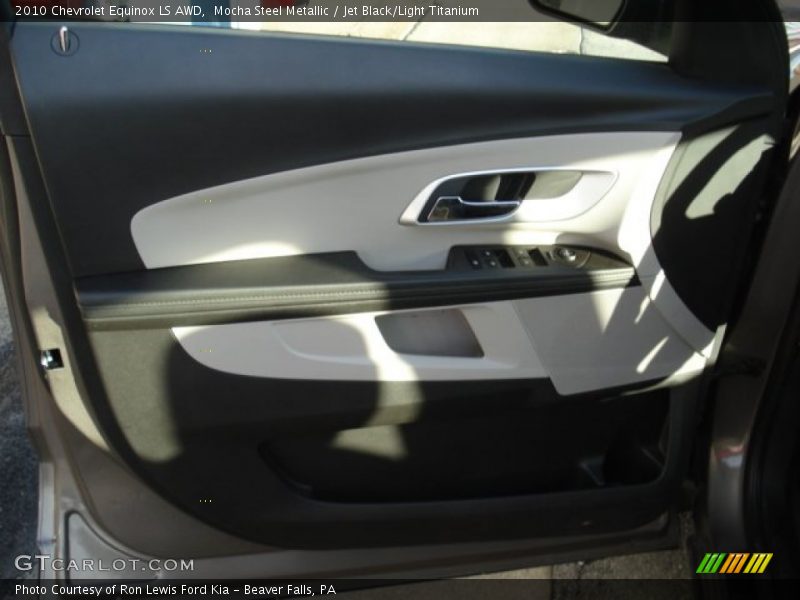 Mocha Steel Metallic / Jet Black/Light Titanium 2010 Chevrolet Equinox LS AWD