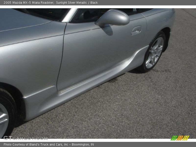 Sunlight Silver Metallic / Black 2005 Mazda MX-5 Miata Roadster