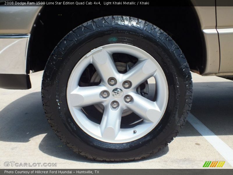 Light Khaki Metallic / Khaki 2008 Dodge Ram 1500 Lone Star Edition Quad Cab 4x4