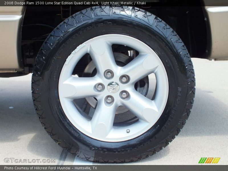 Light Khaki Metallic / Khaki 2008 Dodge Ram 1500 Lone Star Edition Quad Cab 4x4