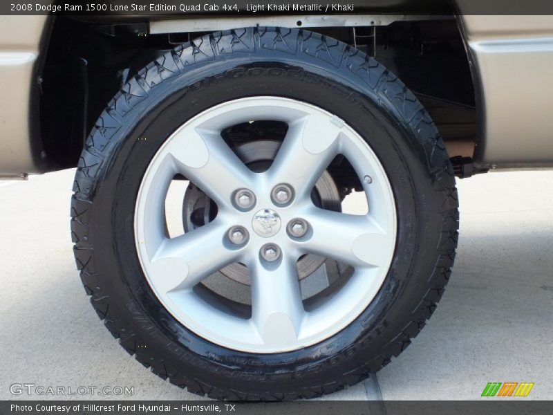Light Khaki Metallic / Khaki 2008 Dodge Ram 1500 Lone Star Edition Quad Cab 4x4
