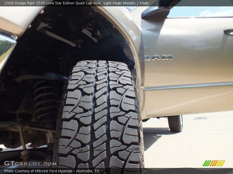 Light Khaki Metallic / Khaki 2008 Dodge Ram 1500 Lone Star Edition Quad Cab 4x4