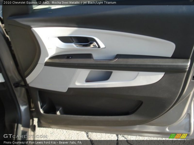 Mocha Steel Metallic / Jet Black/Light Titanium 2010 Chevrolet Equinox LS AWD