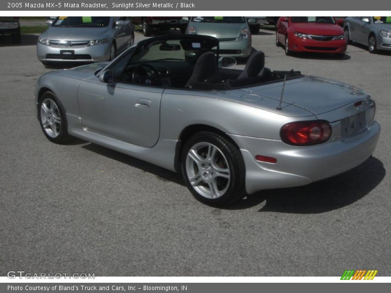 Sunlight Silver Metallic / Black 2005 Mazda MX-5 Miata Roadster