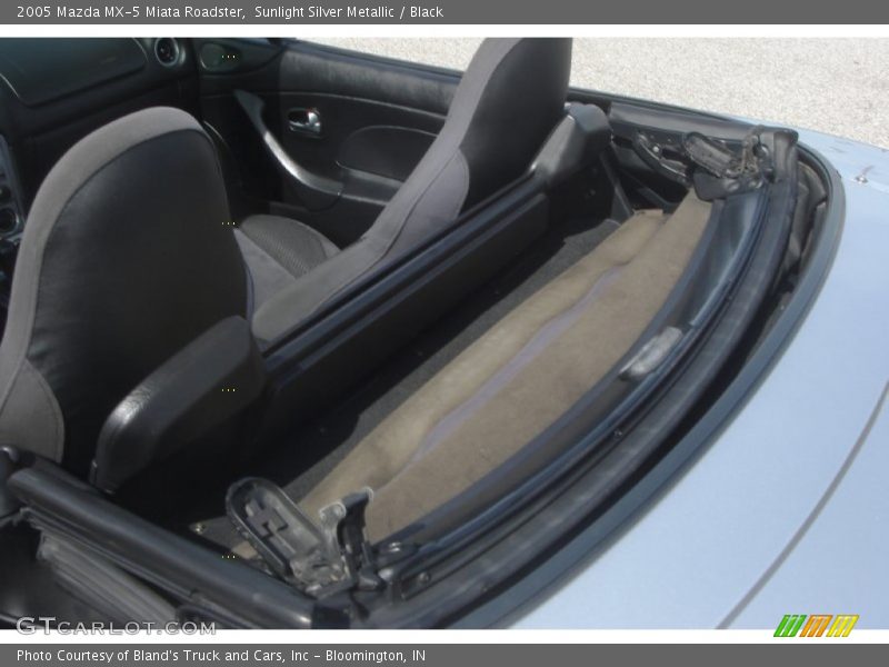 Sunlight Silver Metallic / Black 2005 Mazda MX-5 Miata Roadster