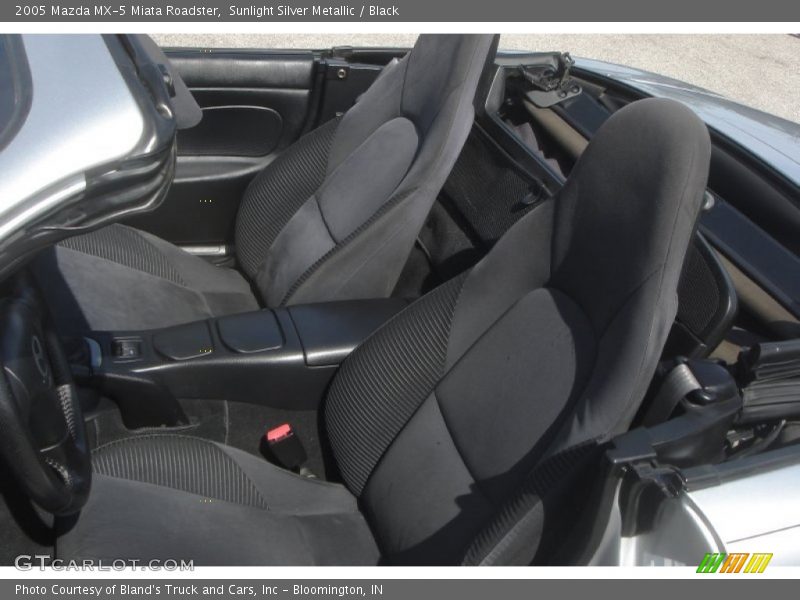 Sunlight Silver Metallic / Black 2005 Mazda MX-5 Miata Roadster