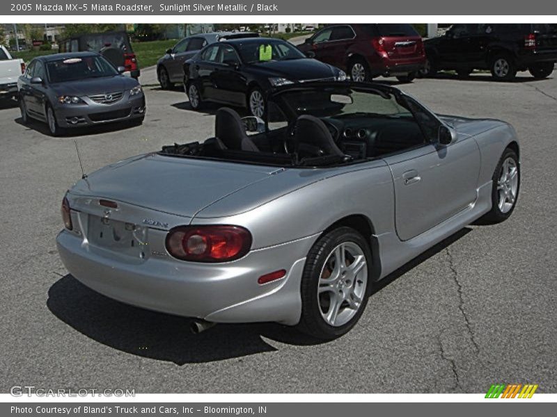 Sunlight Silver Metallic / Black 2005 Mazda MX-5 Miata Roadster