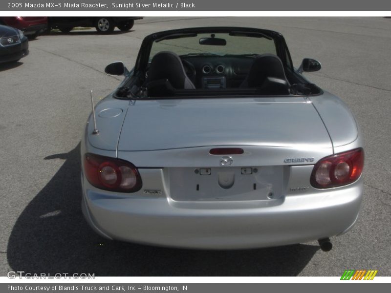 Sunlight Silver Metallic / Black 2005 Mazda MX-5 Miata Roadster