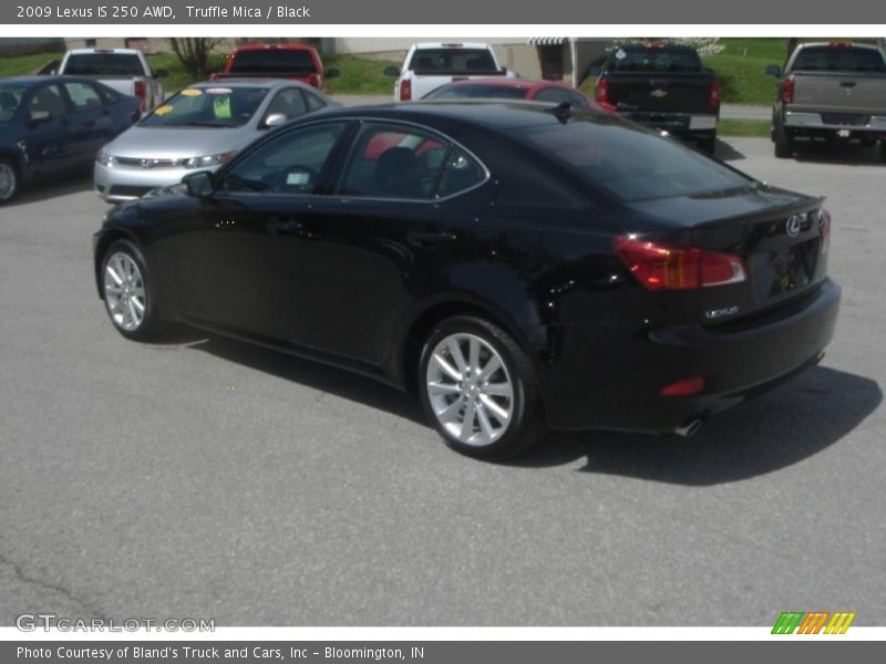 Truffle Mica / Black 2009 Lexus IS 250 AWD